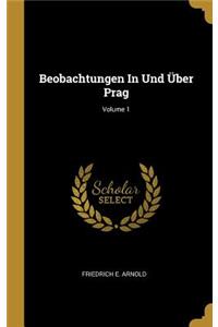 Beobachtungen in Und Über Prag; Volume 1