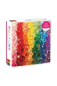 Rainbow Buttons 500 PC Puzzle