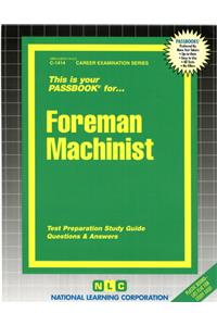 Foreman Machinist