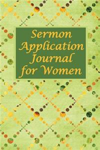 Sermon Application Journal