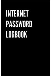 Internet Password Logbook