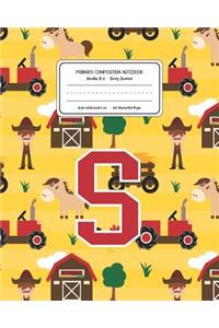 Primary Composition Notebook Grades K-2 Story Journal S