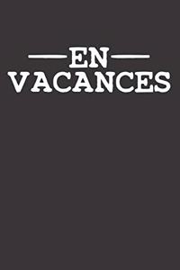 VACATION Notebook Journal