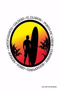 Chile Surf Fan Notebook