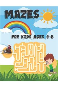 Mazes for Kids Ages 4-8