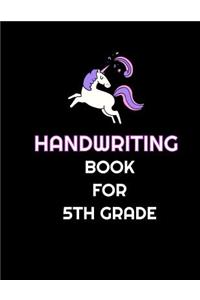Handwriting Book For 5th Grade