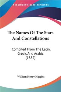 Names Of The Stars And Constellations