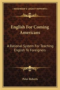 English for Coming Americans