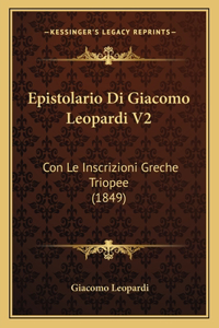Epistolario Di Giacomo Leopardi V2