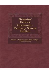 Gesenius' Hebrew Grammar