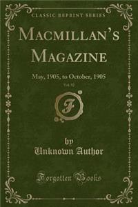 Macmillan's Magazine, Vol. 92
