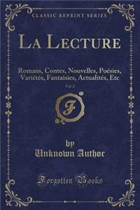 La Lecture, Vol. 2
