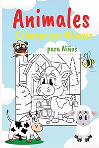 Animales Colorear por Número para Niños