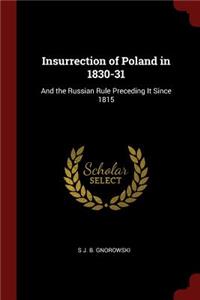 Insurrection of Poland in 1830-31