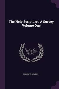Holy Scriptures A Survey Volume One