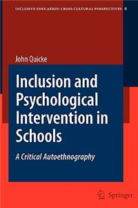 Inclusion and Psychological Intervention in Schools