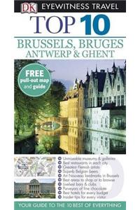 DK Eyewitness Top 10 Travel Guide: Brussels, Bruges, Antwerp & Ghent