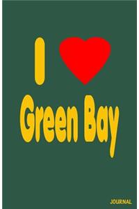 I Love Green Bay Journal