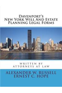 Davenport's New York Will And Estate Planning Legal Forms