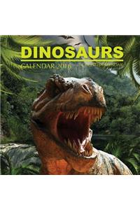 Dinosaurs Calendar 2016: 16 Month Calendar