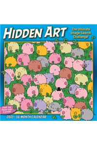 2021 Hidden Art -- The Ultimate Image Search Calendar 16-Month Wall Calendar
