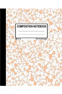 Unruled Composition Notebook