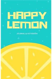 Happy Lemon Journal and Notebook