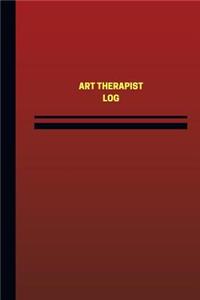 Art Therapist Log (Logbook, Journal - 124 pages, 6 x 9 inches): Art Therapist Logbook (Red Cover, Medium)