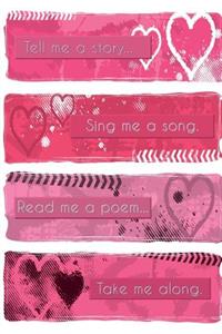 Write Me a Story - A Journal (Grunge Hearts - College Rule)