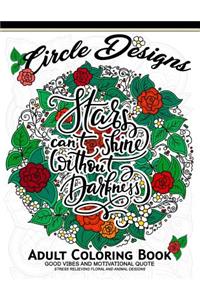 Circle Design Adult Coloring Book