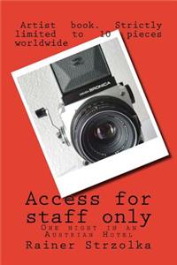 Access for staff only