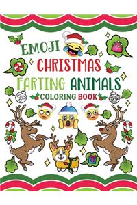 Emoji Christmas Farting Animals Coloring Book