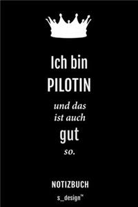 Notizbuch für Piloten / Pilot / Pilotin: Originelle Geschenk-Idee [120 Seiten liniertes blanko Papier]