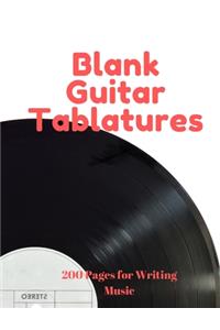 Blank Guitar Tablatures