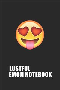 Lustful Emoji Emoticons Notebook Emoji Notebook, Blank Composition Book, Emoji Notebooks for Girls/Boys, Emoji School Supplies Notebook for School / Teacher / Office / Student