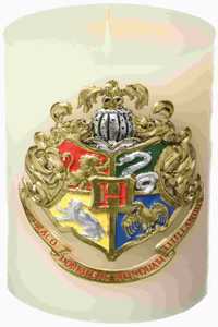 Harry Potter Hogwarts Sculpted Insignia Candle