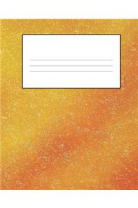 Orange Composition Notebook