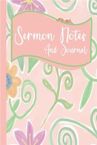 Sermon Notes and Journal