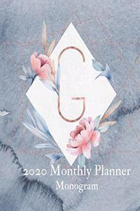 2020 Monthly Planner Monogram