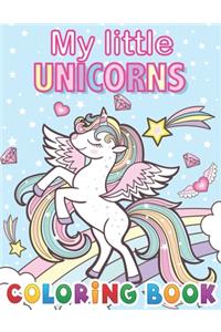 My Little Unicorns Coloring Book