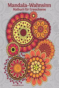 Mandala-Wahnsinn-Malbuch für Erwachsene