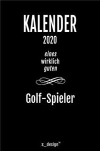 Kalender 2020 für Golf-Spieler