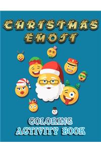 Christmas Emoji Coloring Activity Book