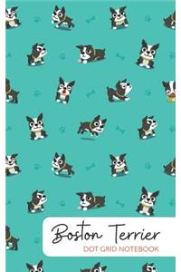 Boston Terrier Dot Grid