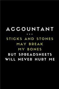 Accountant ... Sticks and Stones May Break My Bones But Spreadsheets Will Never Hurt Me