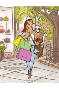 Ragazze dei Cartoni Animati Libro da Colorare 1 & 2