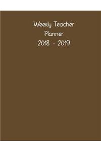 Teacher Planner 2018 - 2019