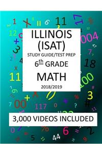 6th Grade ILLINOIS ISAT, MATH, Test Prep