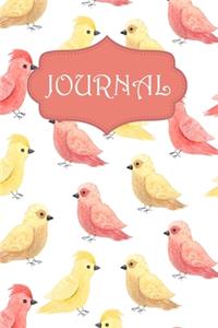 Colorful Birds Journal