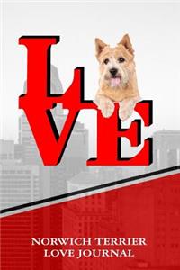 Norwich Terrier Love Journal